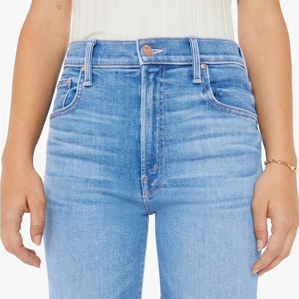 MOTHER High Rise Flood Jeans - Out of the Blue NWT